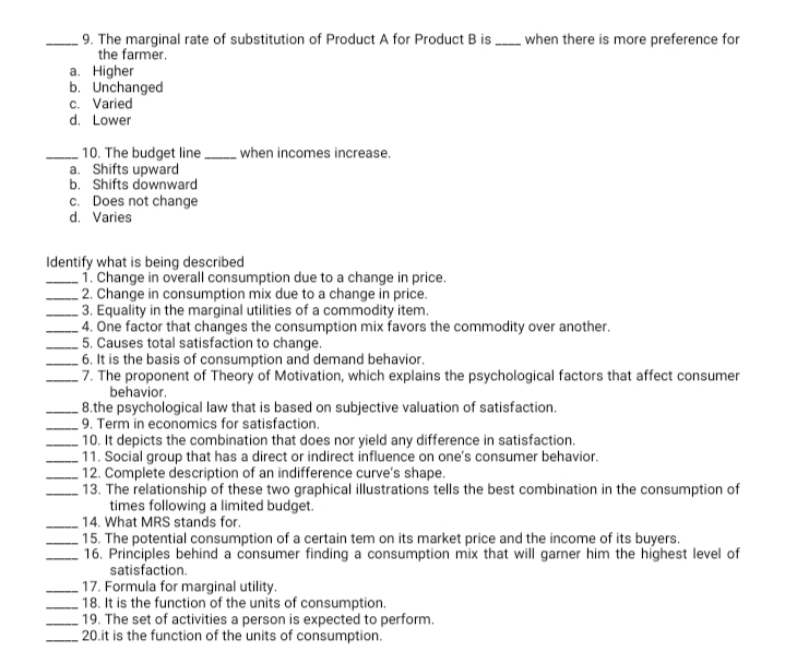 c. denied by collusion d. expensive because of fixed cost 4. Which
