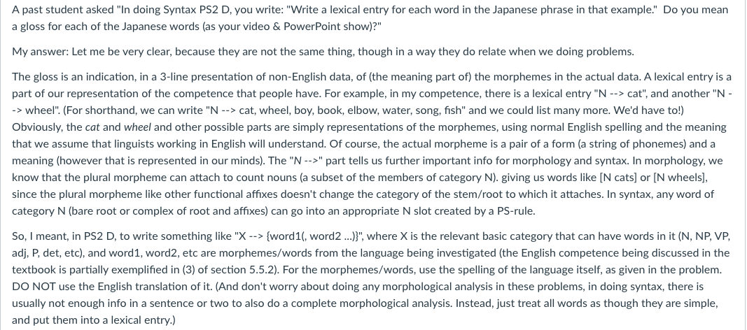 sentence. The only word order restriction is that an auxiliary verb (e.g.,