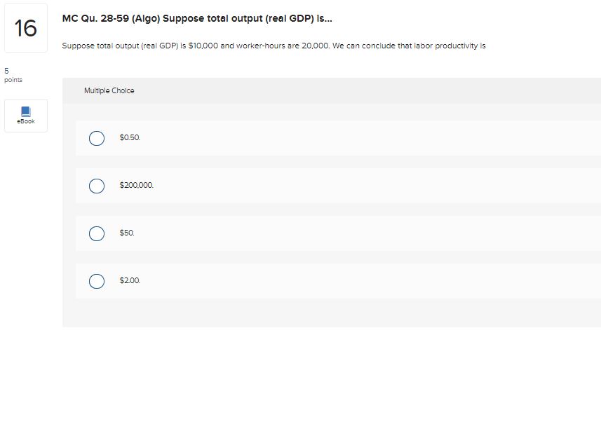 GDP... A nation's average annual real GDP growth rate is 1.4 percent.
