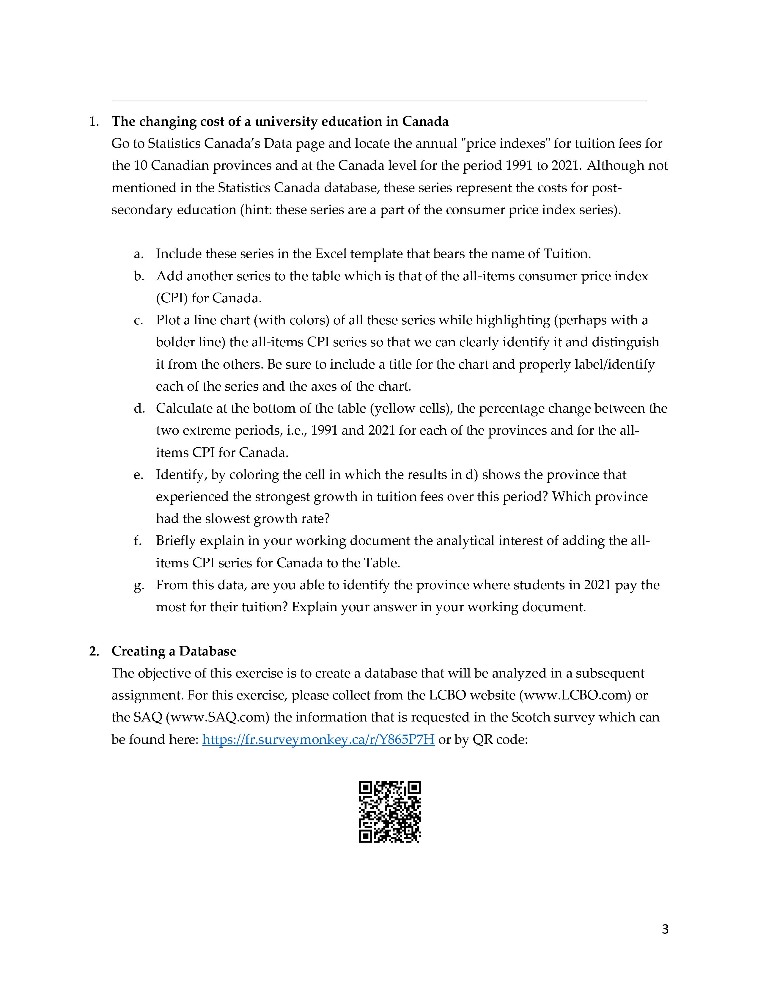 DATA ECO 2147 SUMMER 2022 ASSIGNMENT 1 (TP1) DEADLINE: MAY 15, 23H30