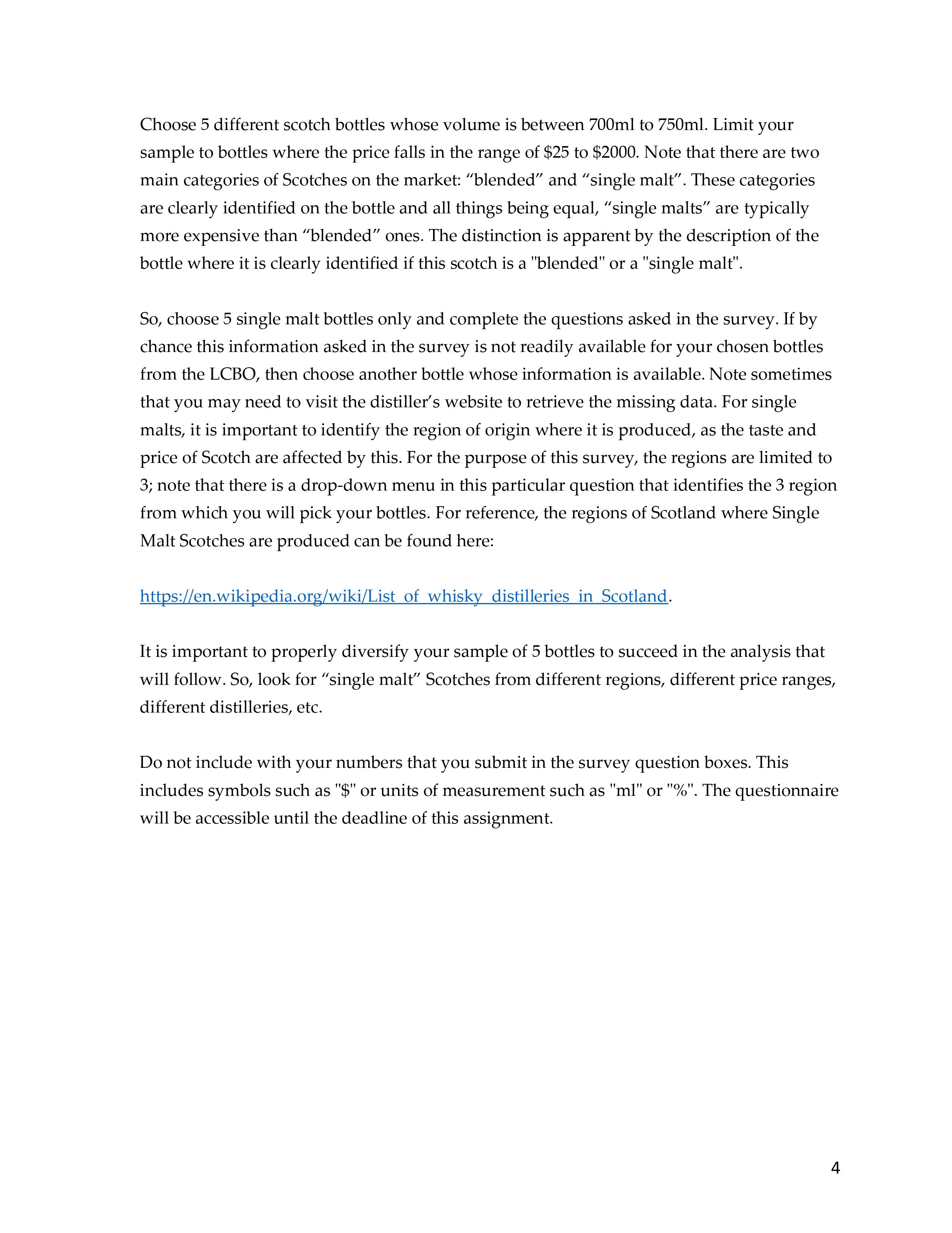 not the entire assignment due to lack of resources. However, you must