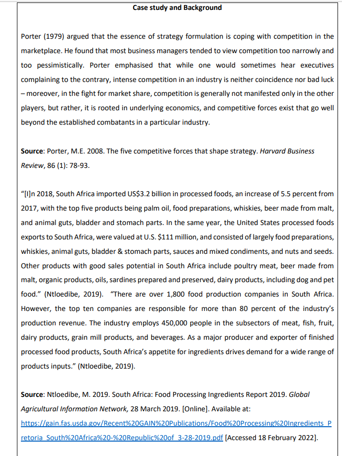 underlying economics, and competitive forces exist that go well beyond the established