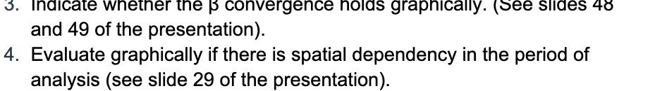  3. Indicate whether the 5 convergence holds graphically. (see slides 48
