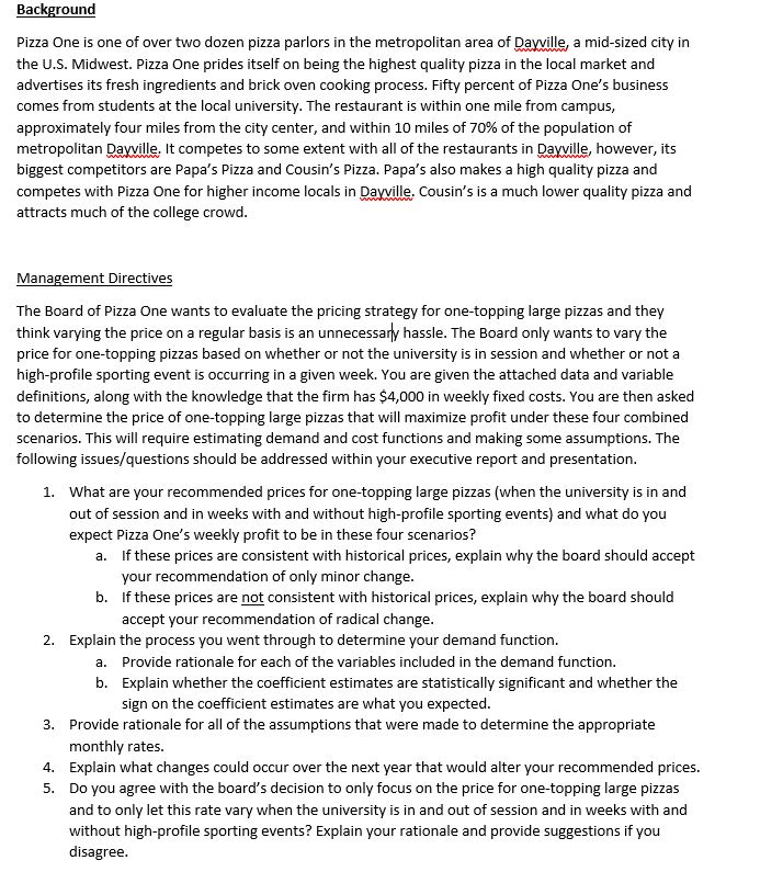  Please assist with the attached document and possibly working a regression.