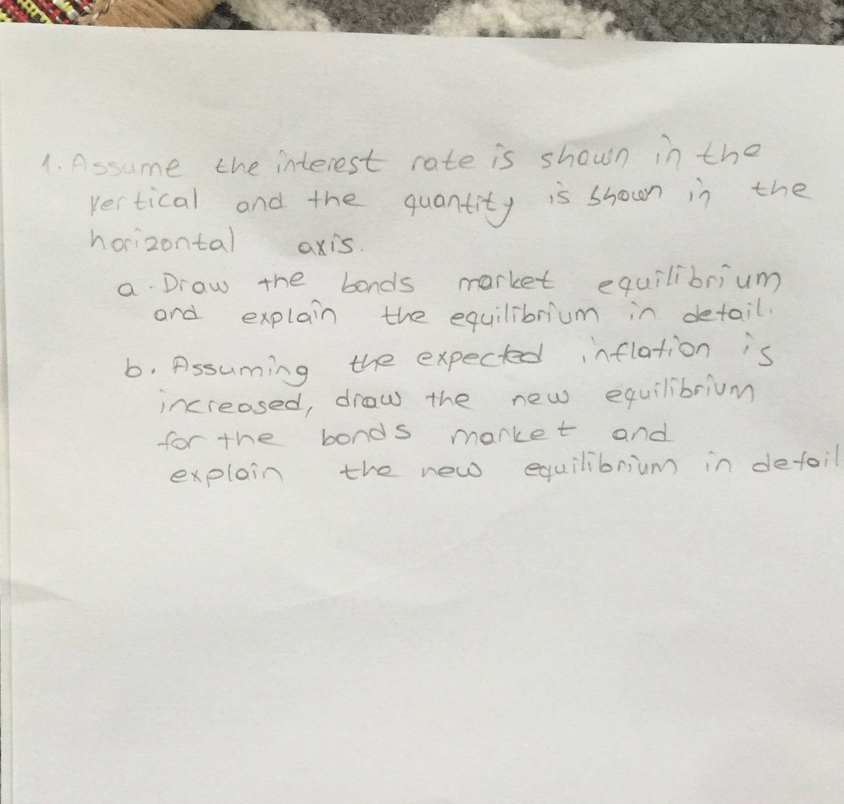 the vertical and the quantity is shown in the horizontal axis .