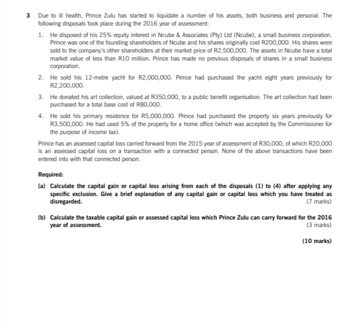 is in possession of all the necessary documentation. All amounts are stated