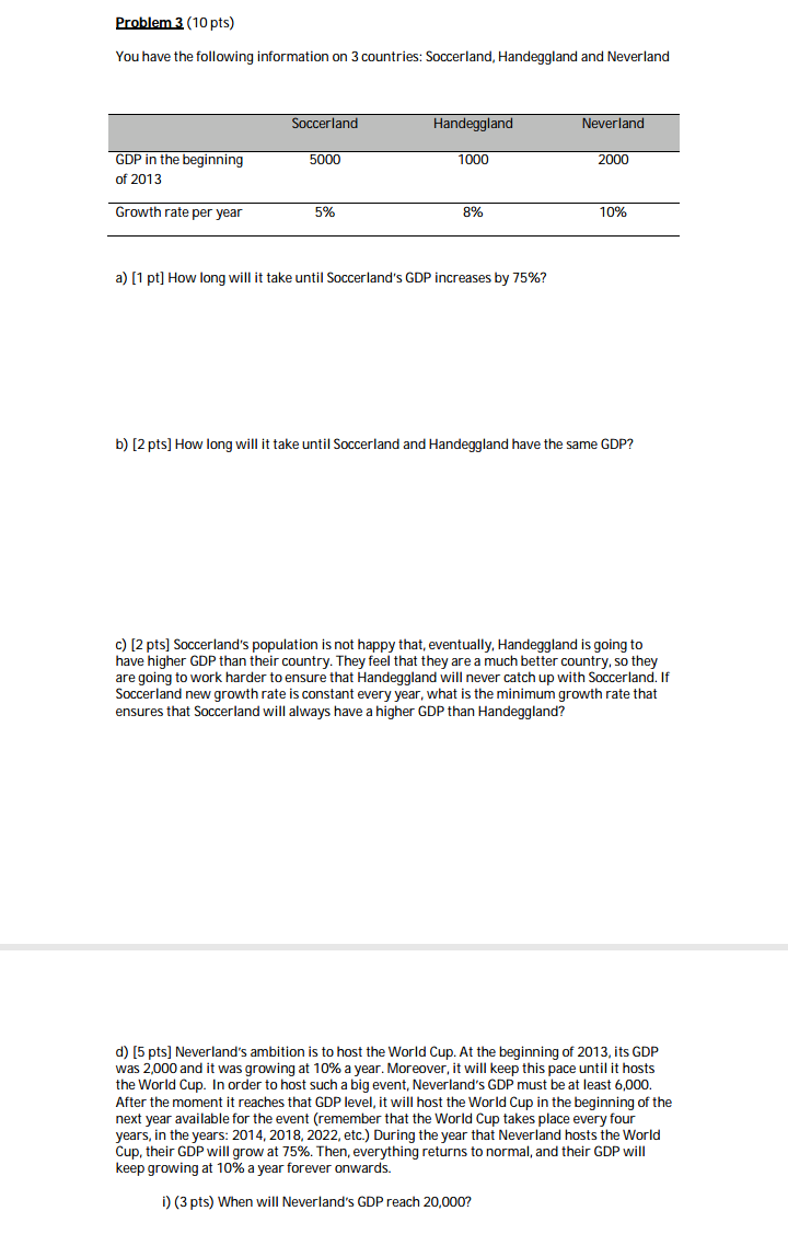 an annual rate of 3.5 percent (0.035) in one country and 3.25