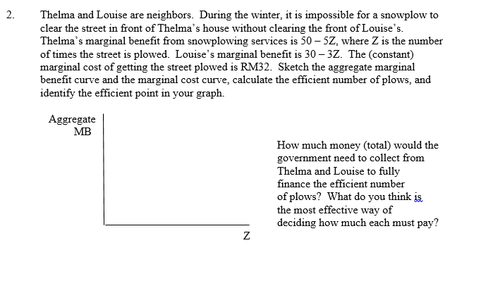 for a snowplow to clear the street in front of Thelma s