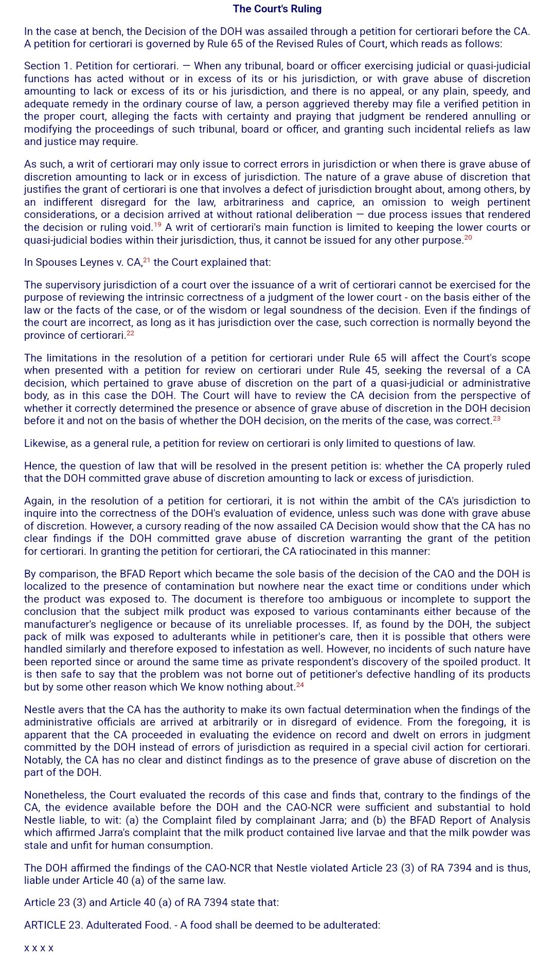 and penalty said. subject:Risk management 3) if it consists in whole or