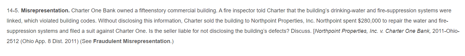 inspector told Charter that the building's drinking-water and fire-suppression systems were linked,