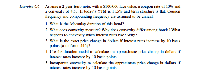 .i will ony accept answers with a good explanation Exercise 6.6