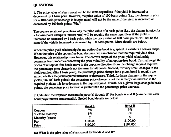 happens to convexity when interest rates rise? Why? 3. What is the
