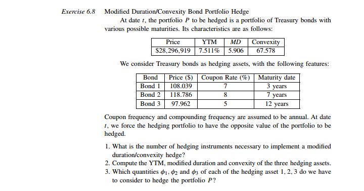 points (a uniform shift)? 4. Use the duration model to calculate the