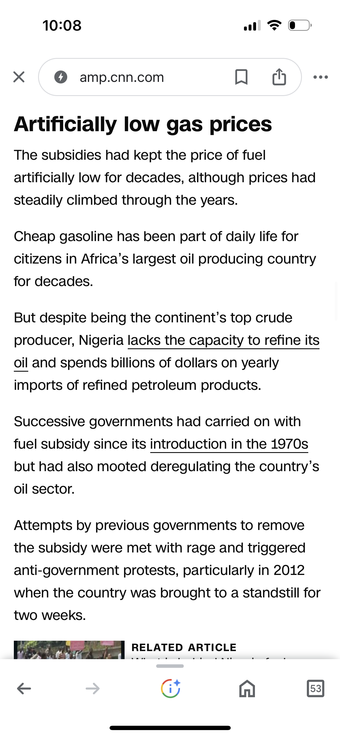 centre of cooperation with Africa. Lack of electricity inhibits those aspects of
