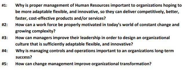 important to organizations hoping to be more adaptable flexible, and innovative, so