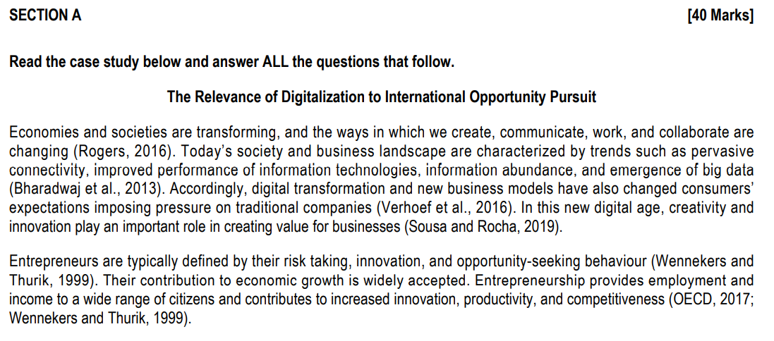 consumers' expectations imposing pressure on traditional companies (Verhoef et al., 2016). In