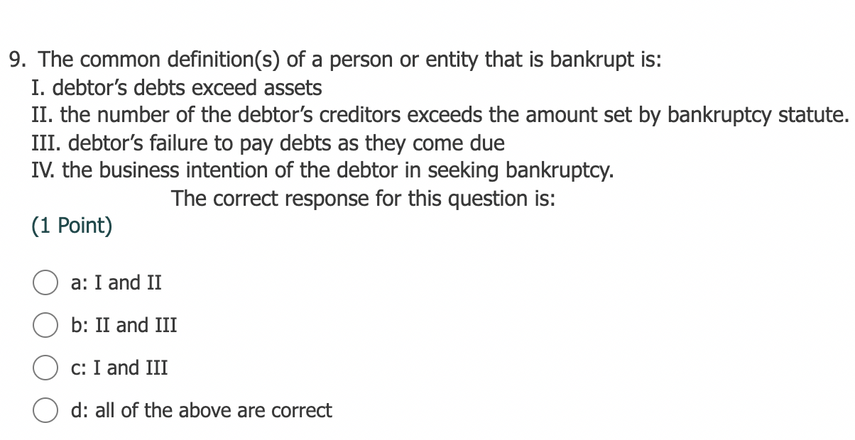 both investments.9. The common definition(s) of a person or entity that is