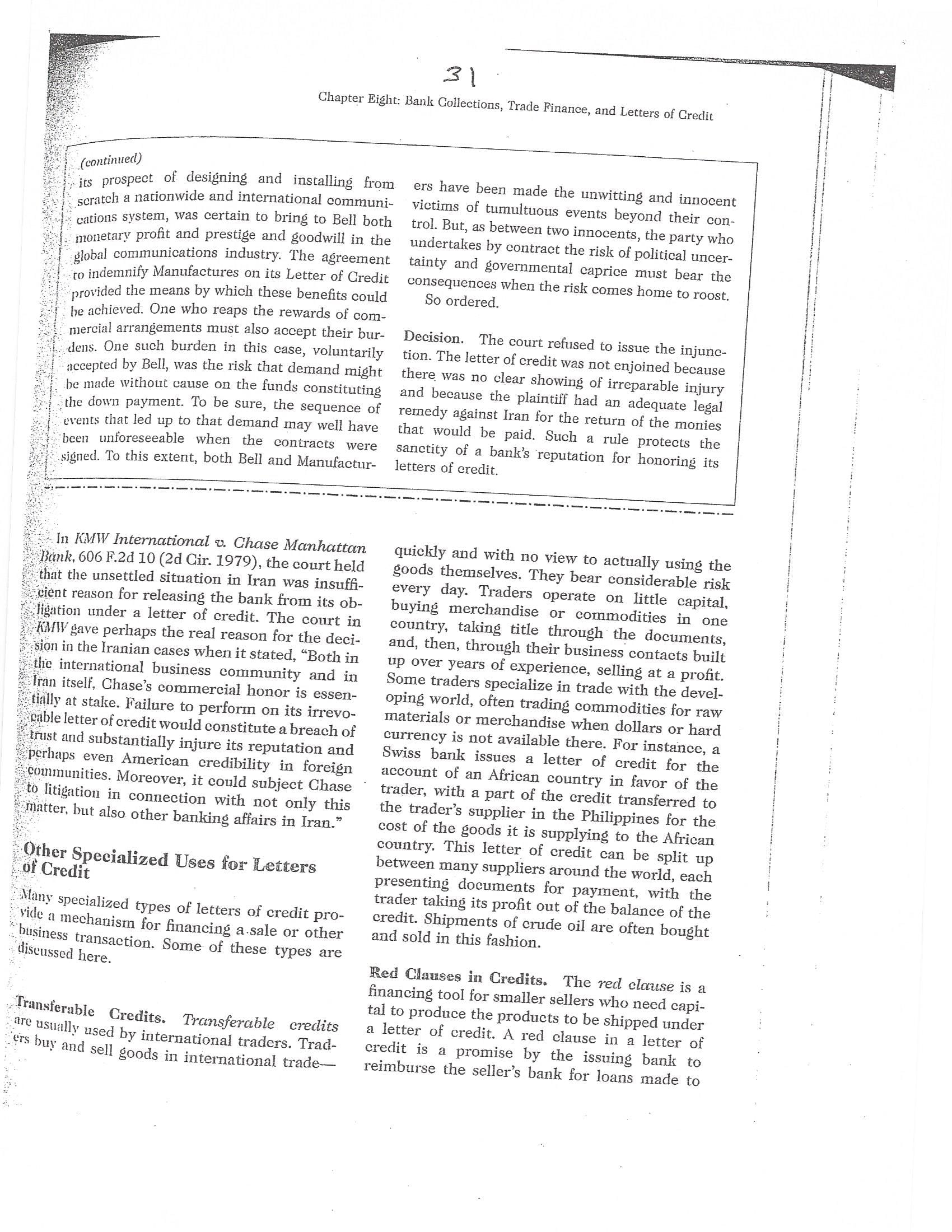 most important takeaways of this text. Thank you. 30 PART TWO: INTERNATIONAL