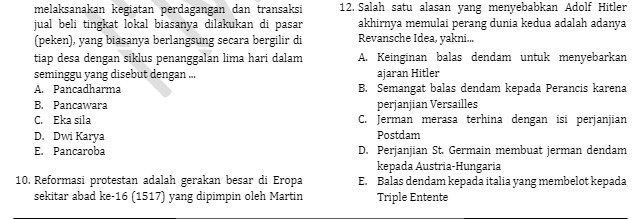 pasar (pekzn), yang biasanya berlangsung secara bergilir di tiap desa dengan siklus