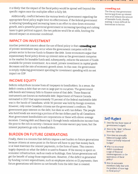 As you Government taxation. spending, and borrowing learned In Chapter 6, economist