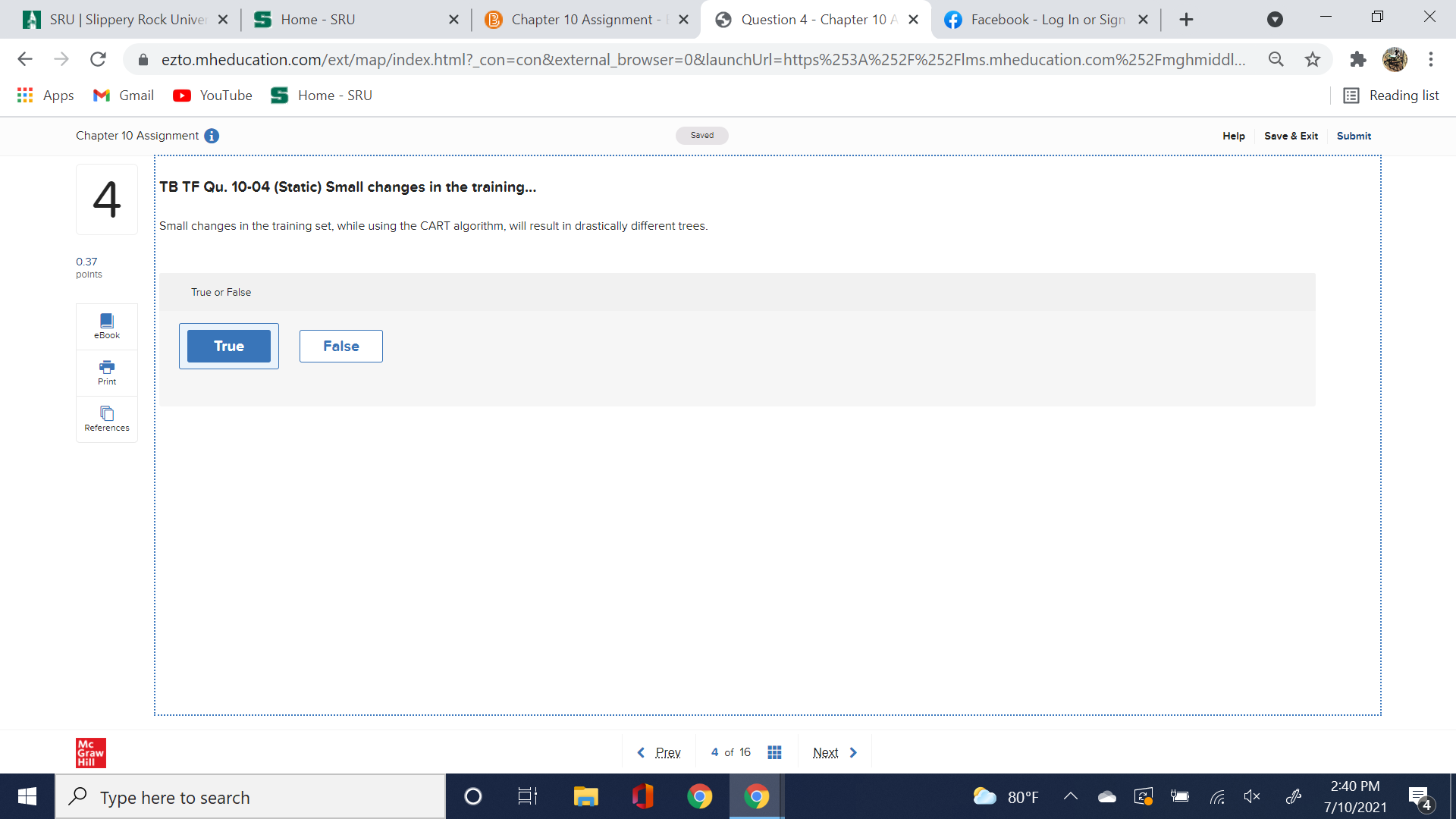 Chapter 10 A X Facebook - Log In or Sign X +