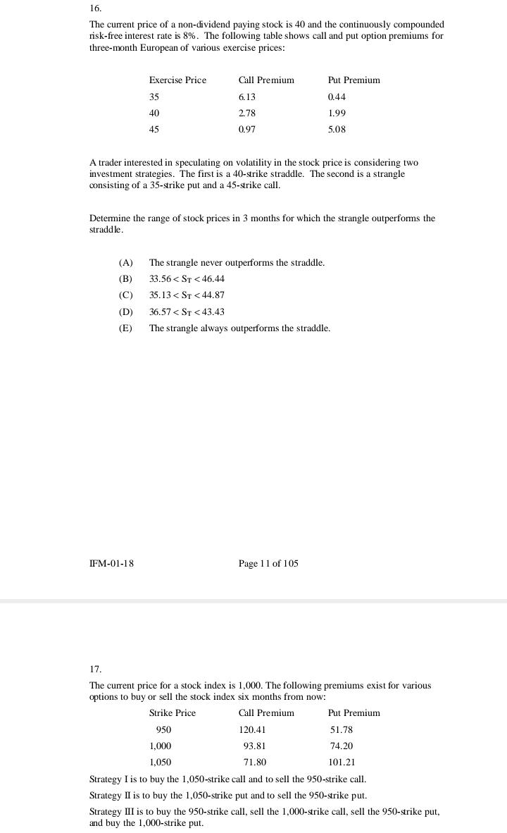 information and are willing to hold the market portfolio. (b) Over the