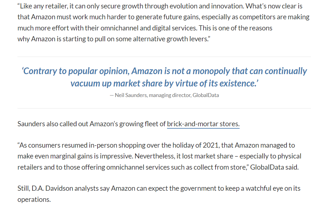 200 million "Like any retailer, it can only secure growth through evolution