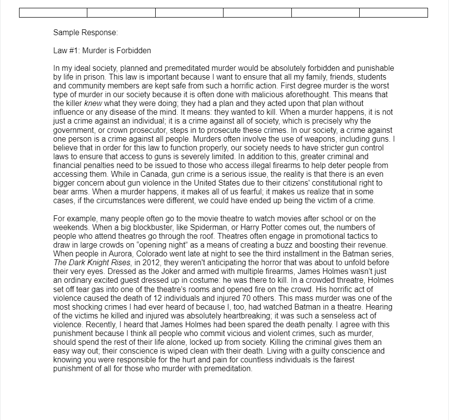 (1-3)RESOURCE: Unit 1: Heritage Assignment: My Commandments In this introductory unit, we