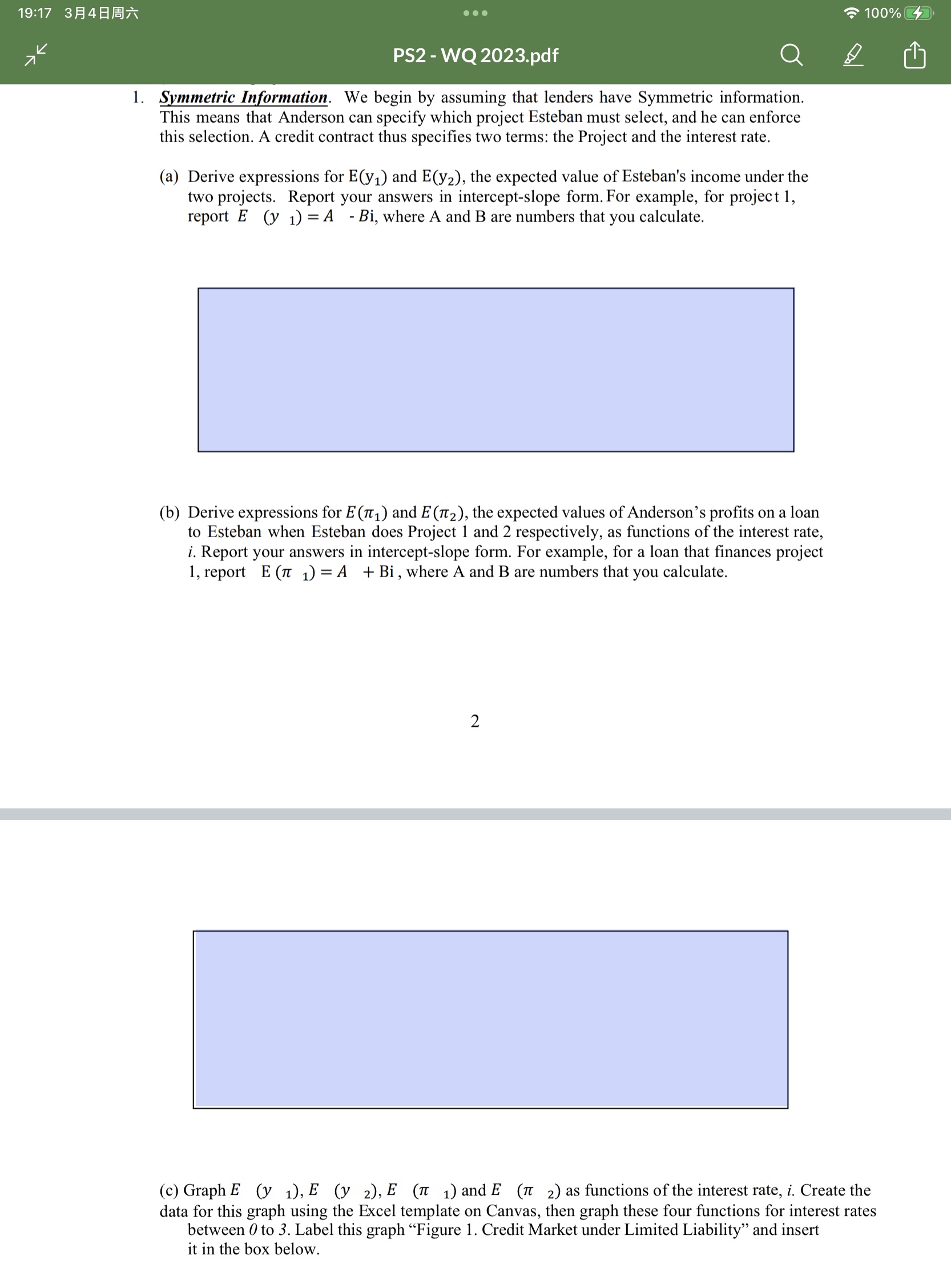 19:18 384BAA 100% PS2 - WQ 2023.pdf Q g. If the credit