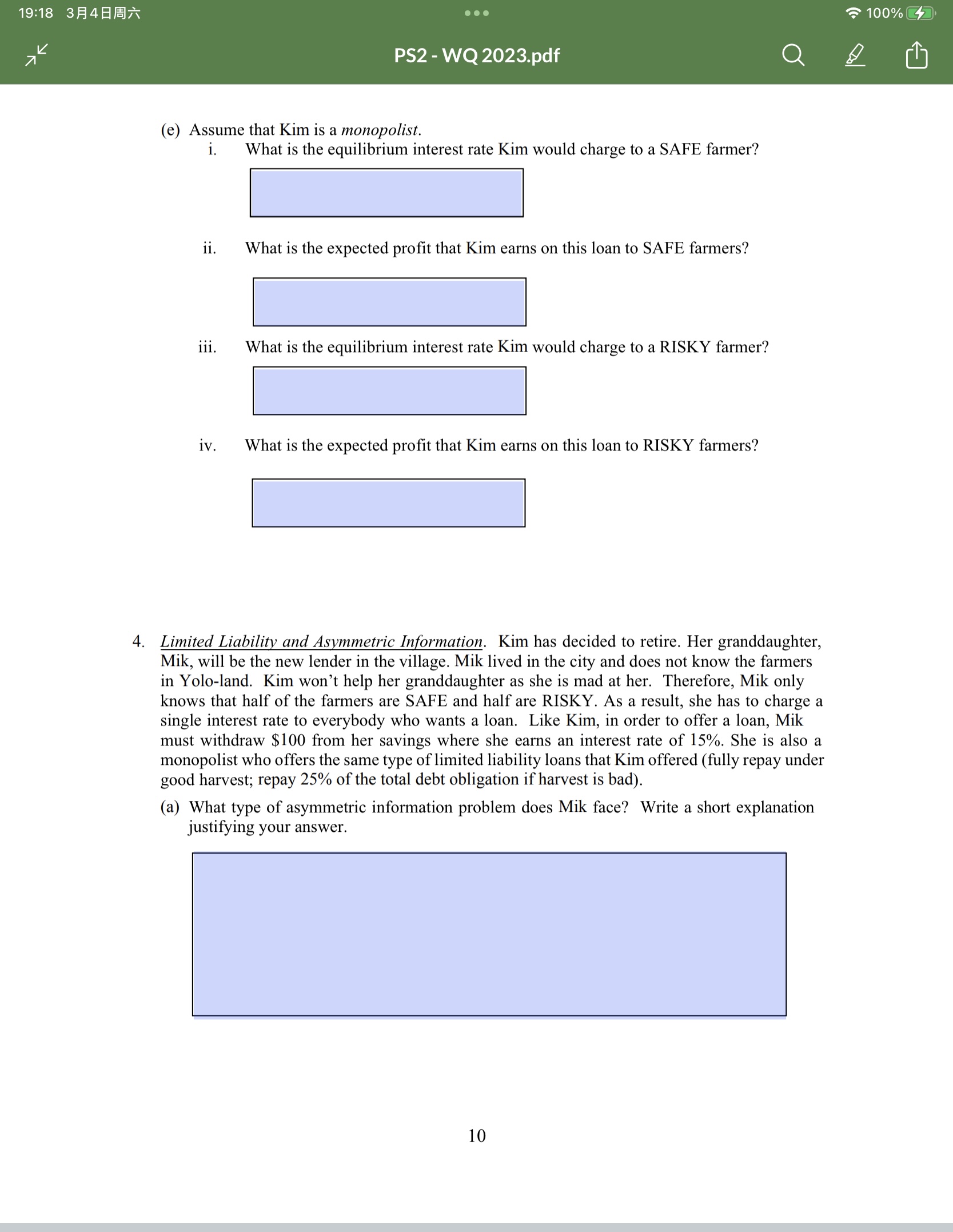 (a) Derive expressions for E00 and E(y2), the expected value of Esteban's