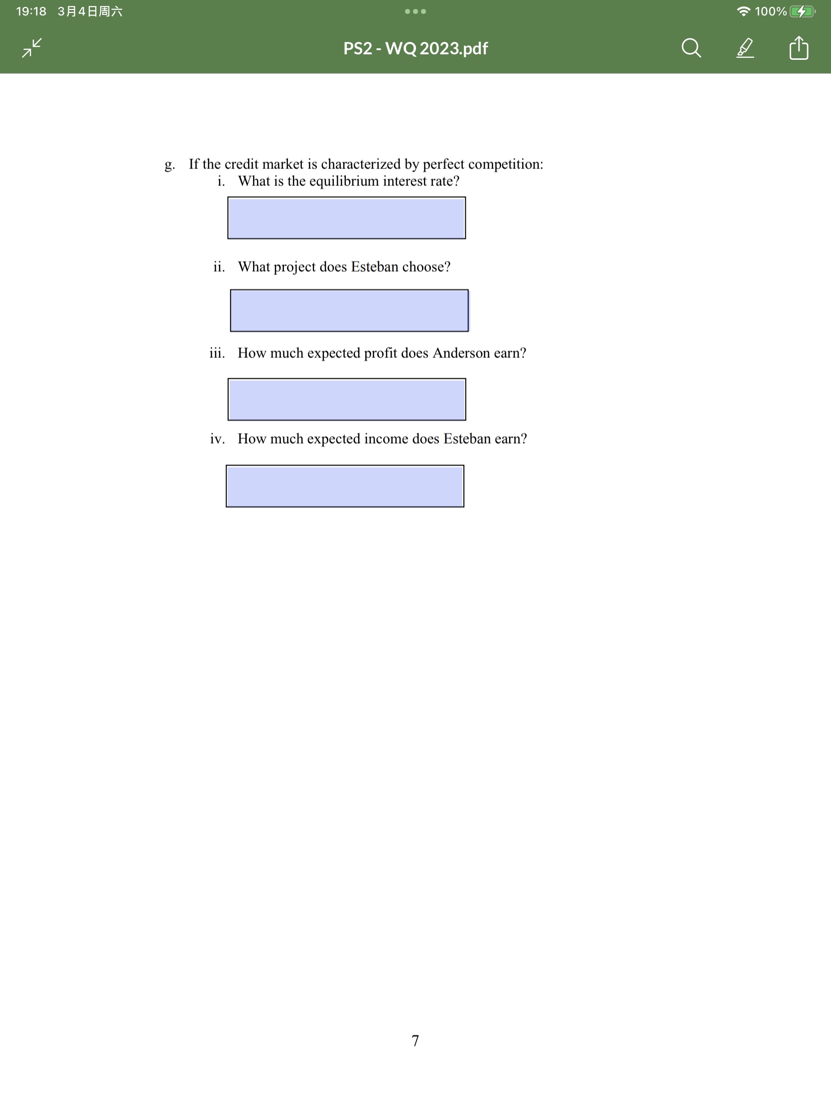 where A and B are numbers that you calculate. (b) Derive expressions