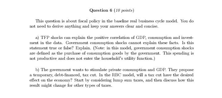 1. A tax on consumption is equivalent to a tax on labor