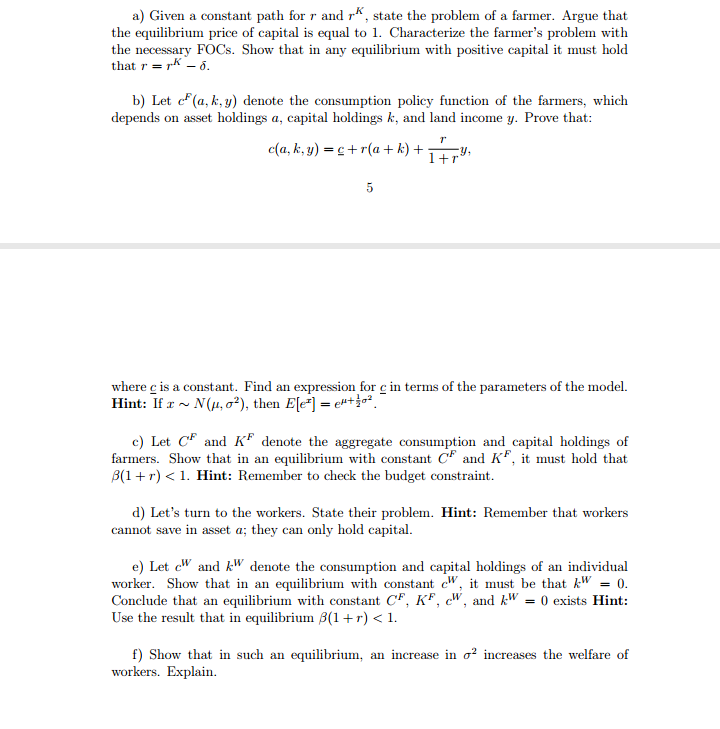wage, N, is hours worked, B, are real bond holdings at the