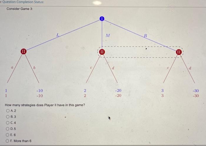 d C -10 -20 -30 -10 -20 -30 How many strategies does