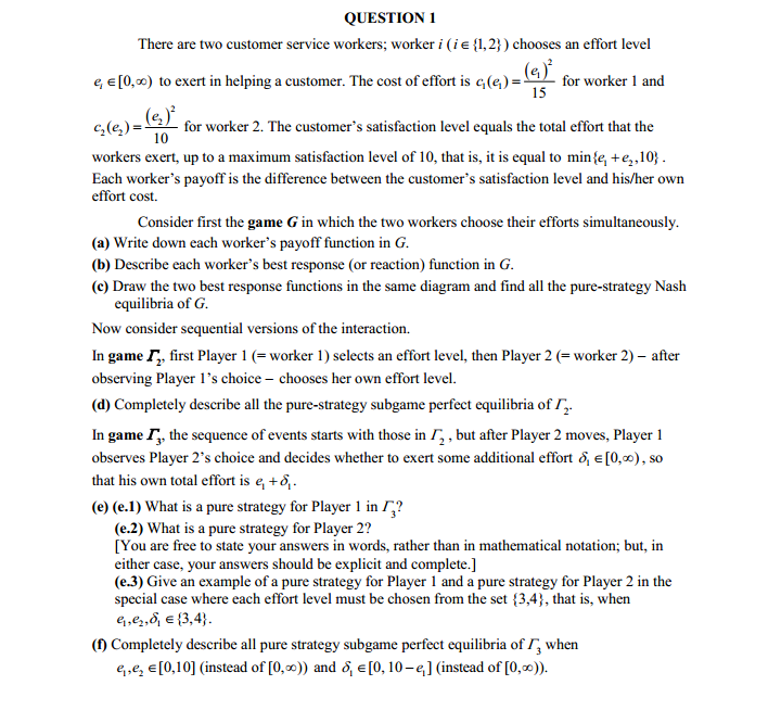of effort is e.{e.} = iii5L for worker I and J \"1032)