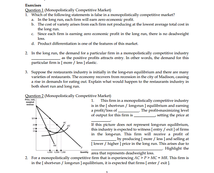 concluded from the differences? b) Which categories of good would lead to