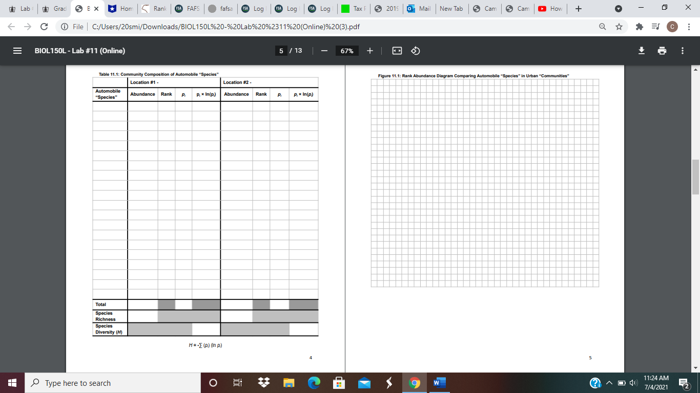 50 0.5 -0.347 30 0.30 -0.361 species richness. This data is graphed