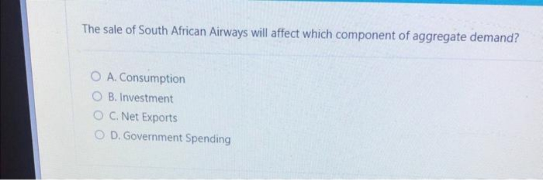 send me typed answer!! The sale of South African Airways will affect