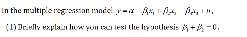 Box, + Box; tu, (1) Briefly explain how you can test the