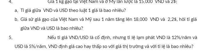 5. Gi 1 kg gao tai Viet Nam V My ln ILrqc