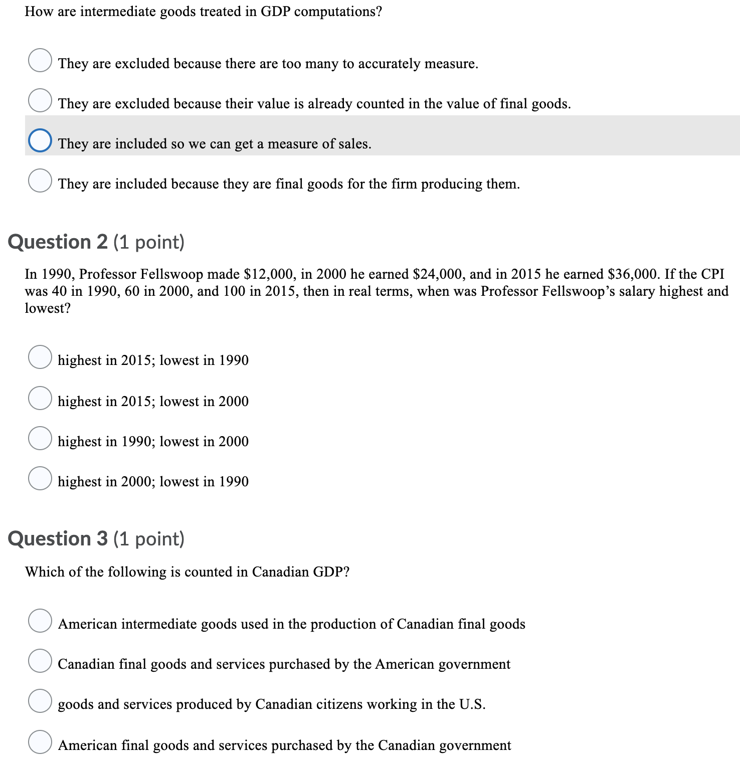 Could someone help me for those question? Thanks How are intermediate