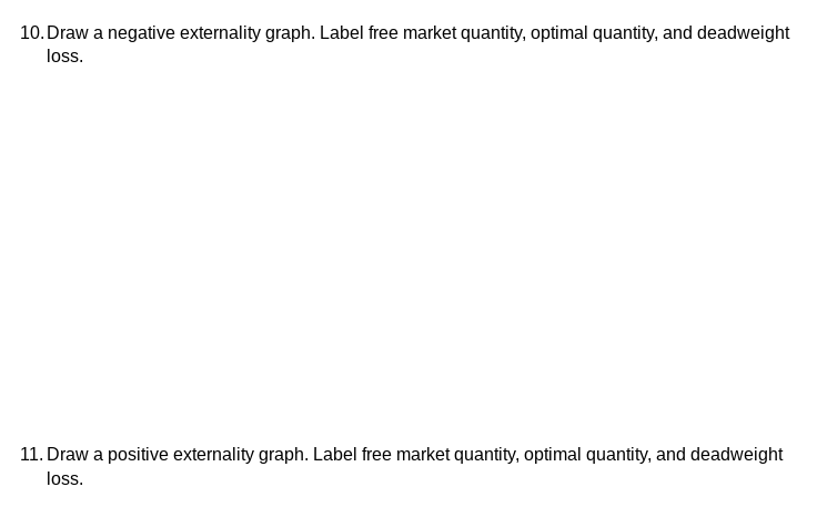  Please answer the two practice questions below and draw it's graphs