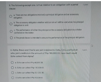 principal obligation. d There is regular performance of the chigulian Clear peloction