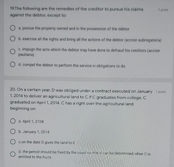 collect Php 60 010 00 from Time3. The following except one are