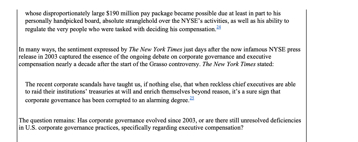 New York State attorney general- These were honest, diligent, and sound compensation