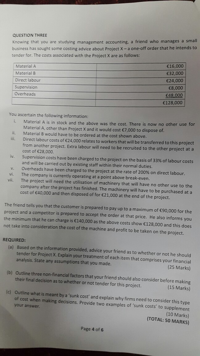 (5 marks] Calculate the level of utility for the following consumption bundle: