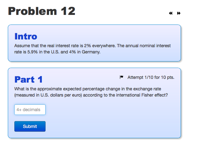 is 2% everywhere. The annual nominal interest rate is 5.9% in the
