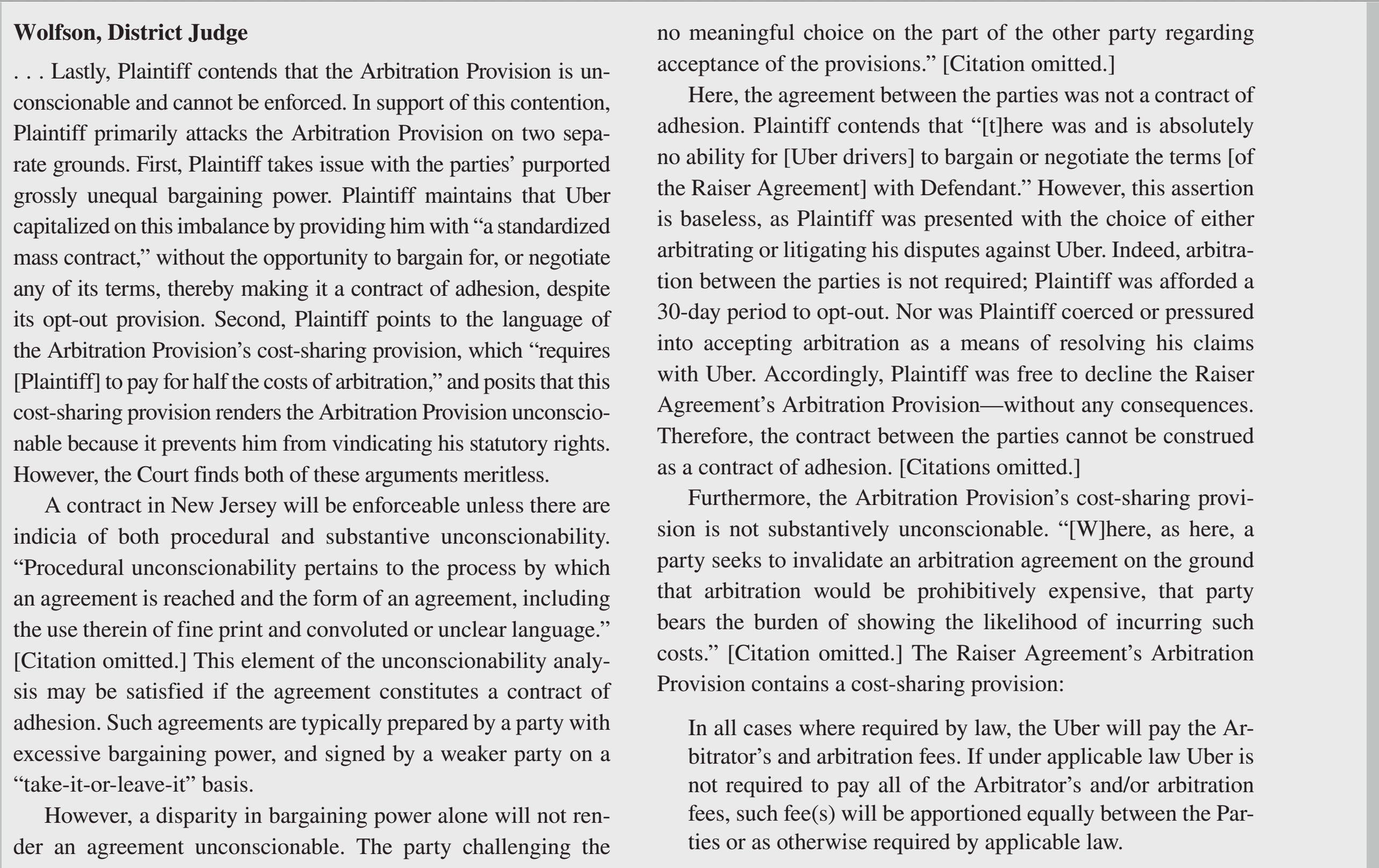 an Uber driver, registered with the UberApp in order to use its