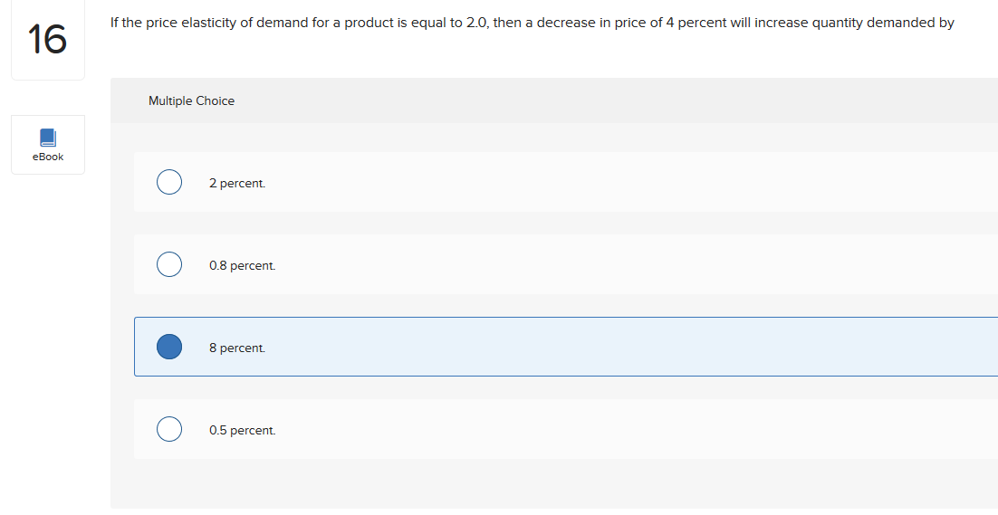 Multiple Choice eBook accepted, all 5 in favor. O accepted, four in