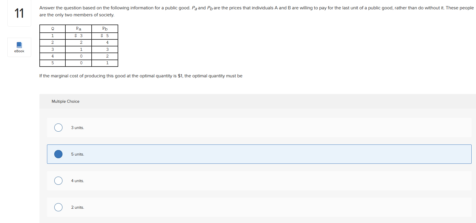 O negative, and therefore these goods are substitutes. O negative, and therefore